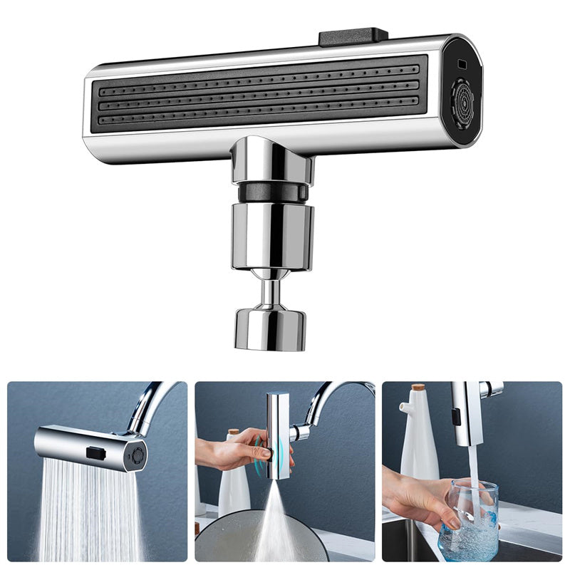 Wasserhahn-Aufsatz mit Wasserfall-Strahl