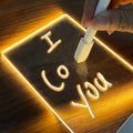 LED-Notizboard mit Leuchtstift