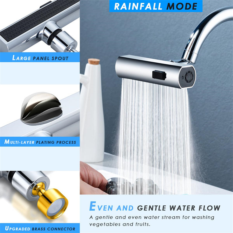 Wasserhahn-Aufsatz montiert