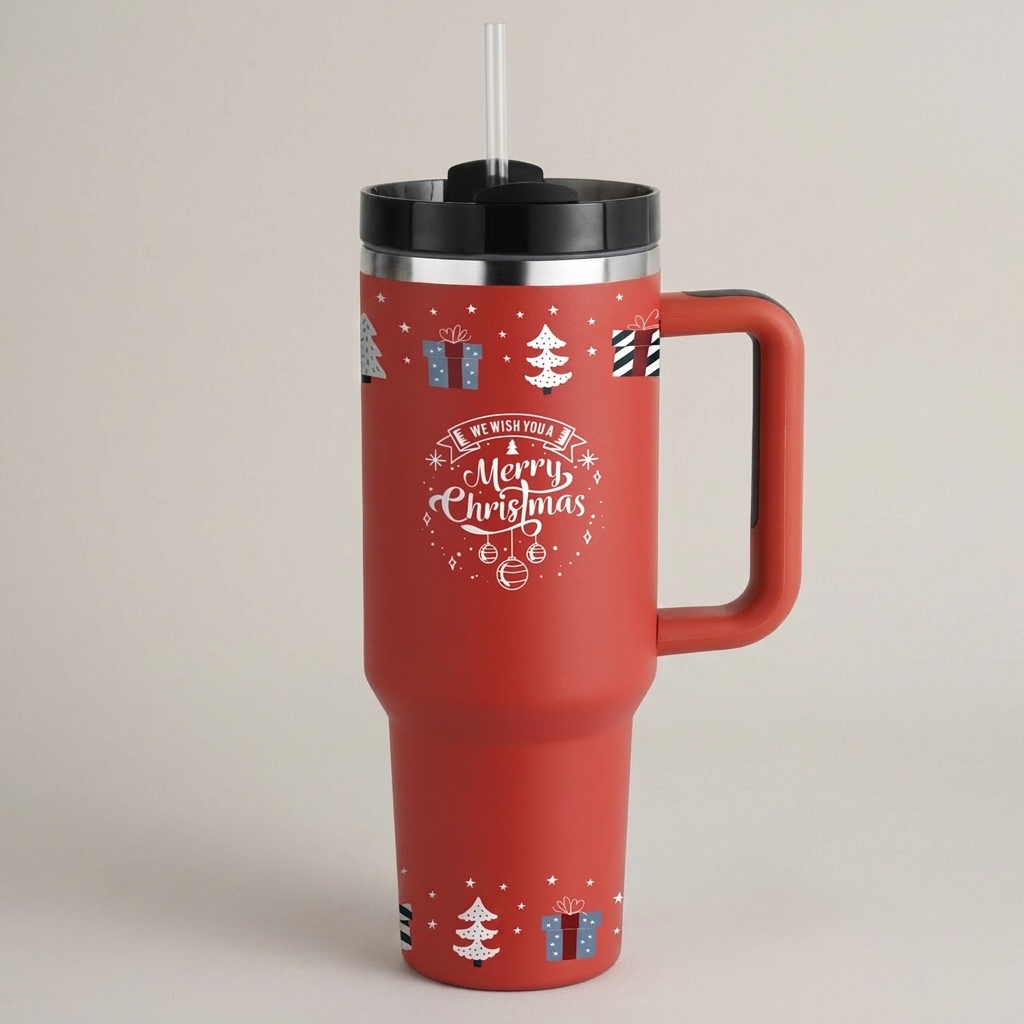 Tumbler XXL Weihnachtsrot Studio